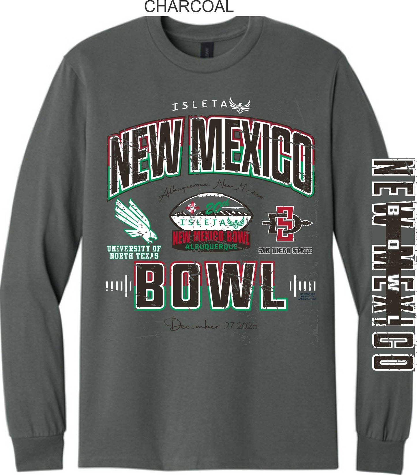 2025 New Mexico Bowl long sleeve tee